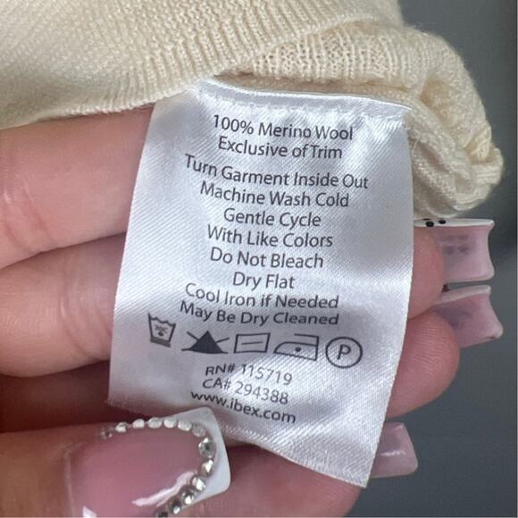 Ibex Women's Silk Merino Wool Curator Sweater Size S - Picture 3 of 7